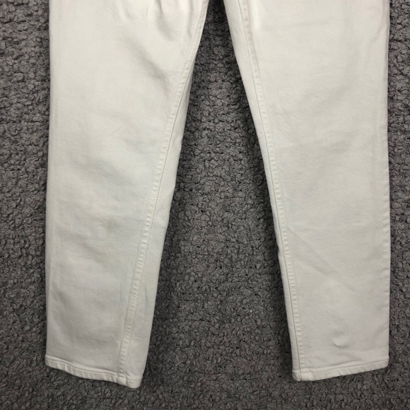 Everlane | High Rise Straight Jean White - Picture 8 of 8